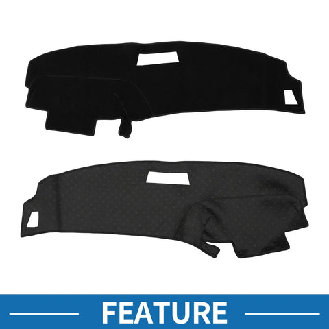 Ford Ranger 1989-1994 Sun Protector Black Dashboard Cover Mat