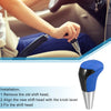 Toyota - Unpunched Faux Leather Blue Carbon Fiber Gear Shift Knob