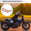 Motorcycles 1 Set Universal Hand Guard Knuckle Guard Red Aluminum Alloy