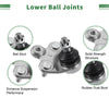 Honda Civic 4x Front Suspension Kit Front Sway Bar Link Lower Ball Joint