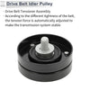 Jeep Cherokee (2001-2008) 1 x Pulley Drive Belt Idler Pulley