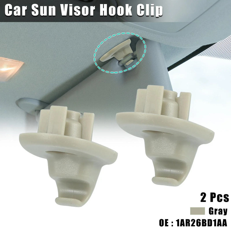 Jeep Liberty & Dodge Nitro Gray Visor Clip Replacement Retainer