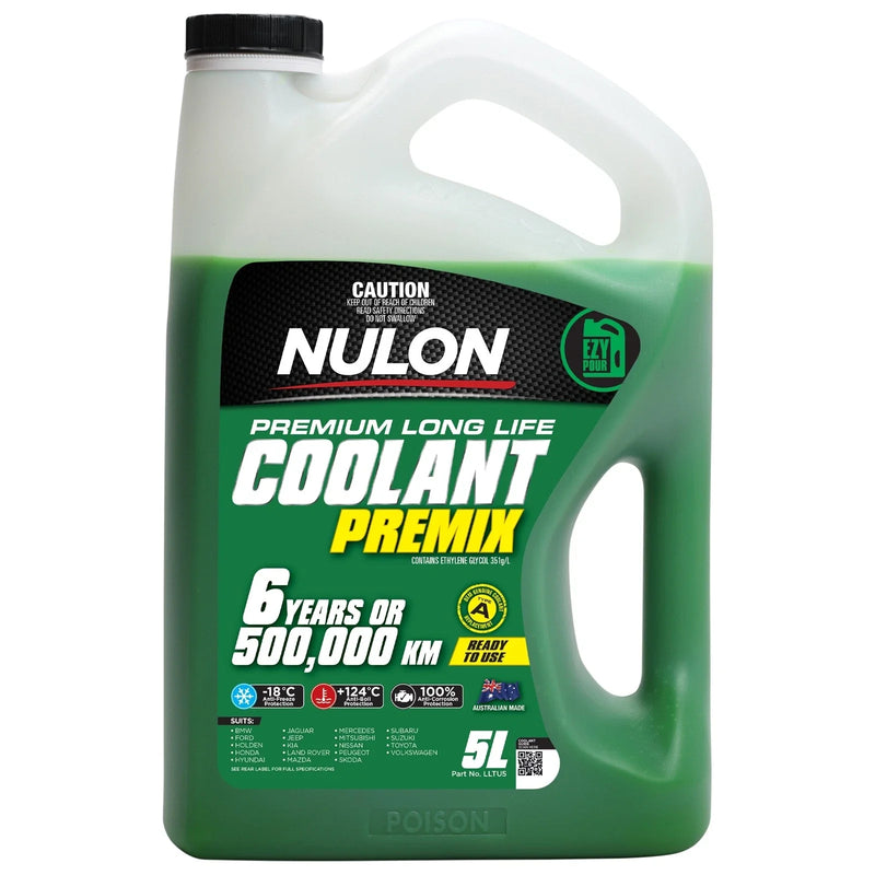 5L Green Premium Long Life Coolant Premix LLTU
