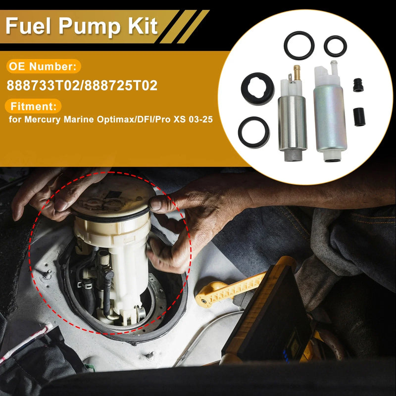 Mercury Marine Optimax Fuel Pump / Metal (2003–2025)