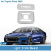 Toyota Prius Front Row Rear Row Light Trim Bezel (2023–2023)