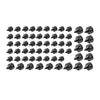 Harley Twin Cam FLH 61X Engine Topper Bolt Caps Cover Black (1999-2006)