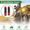 Motorcycle 7/8" 22mm Hand Grips Rubber Red