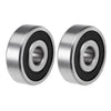 2 x Deep Groove Ball Bearings Z2 10x35x11mm Double Sealed Carbon Steel