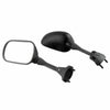 Kawasaki Ninja ZX6R ZX10R Black Rear View Mirrors (2005-2008)