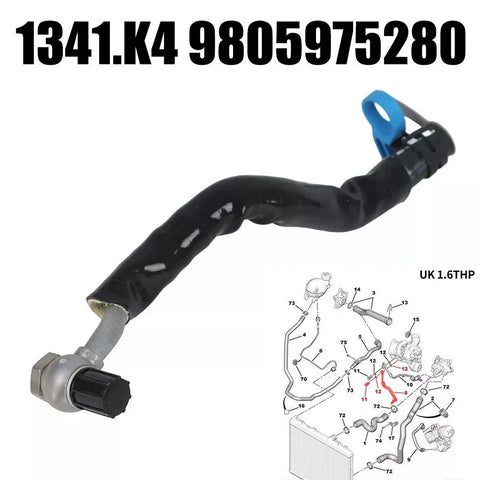 Citation Turbocharger Coolant Hose