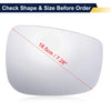Mazda CX-3 Heated Right Passenger Side Mirror Glass w/Backing Plate