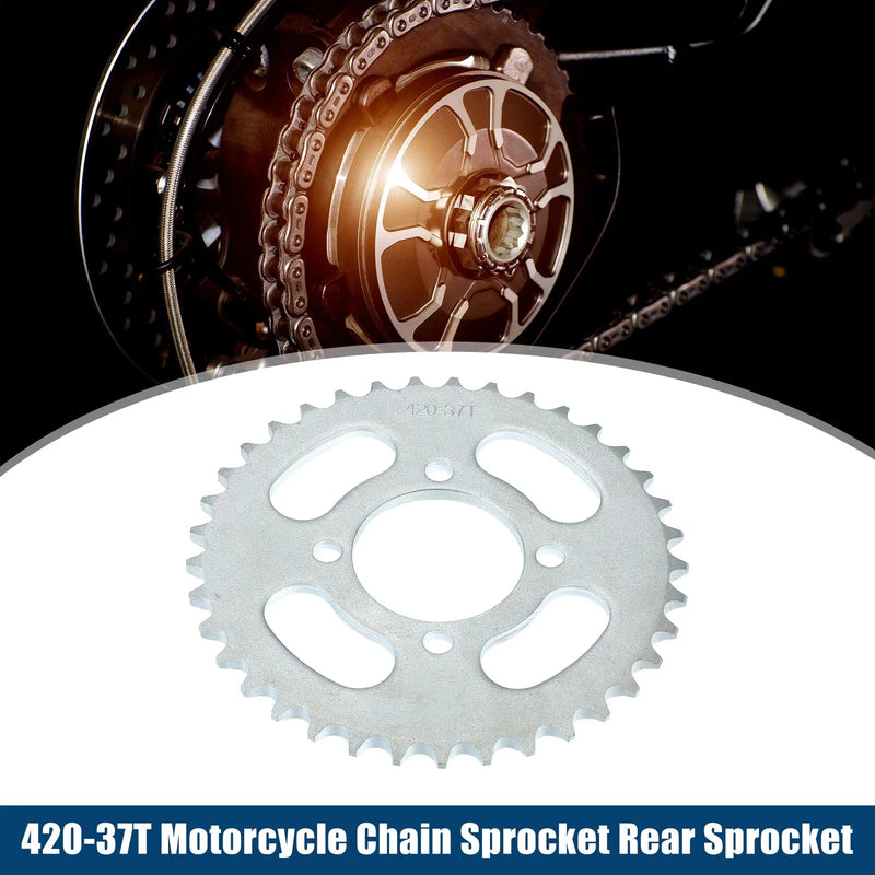 Dirt Bike 420 Pitch / 37 Tooth 52mm / Motorcycle Rear Sprocket