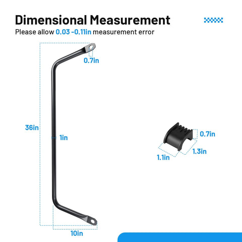 Polaris Ranger XP 1000 Sway Bar Rear Suspension Stabilizer (2017–2024)
