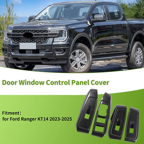 Ford Ranger 4 x Window Switch Bezel Covers (2011-2019)