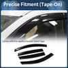 Honda CR-V 2012 Side Window Vent Visors Black 1 Set Window Deflectors