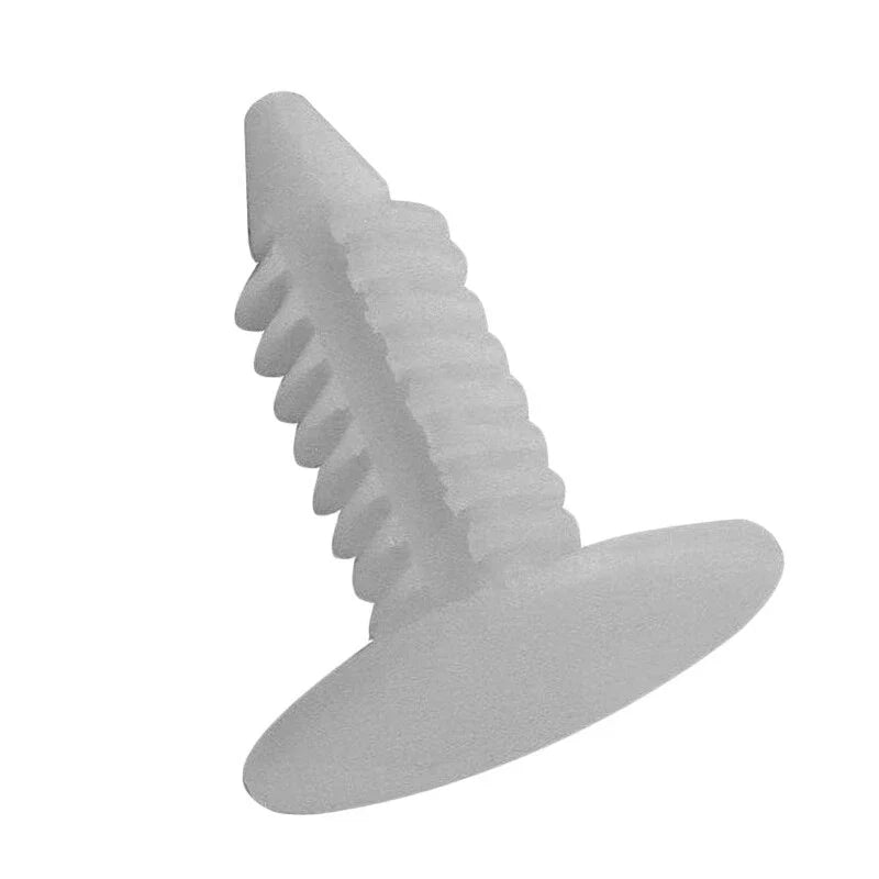 Car 4 x White License Plate Plugs Front Bumper Hole Covers