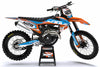 KTM EXC Custom Graphics Kit HOOK CYAN Style Sticker (2012-2013)