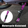 Universal Motorcycle Kickstand Side Support Purple