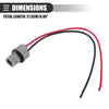 Mercedes-Benz C250 Set Side Marker Light Bulb Socket Wire Harness (2012-2015)