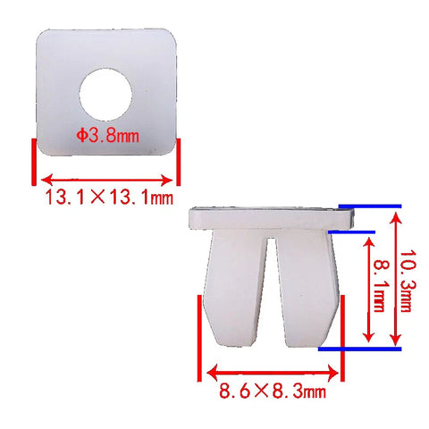 Toyota Honda Mazda  - 20 Pcs Nylon Nut Screw Grommet Clip