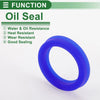 Oil Seal Rotary Shaft Seal TPU 30x40x7mm High Pressure Blue 5 Pcs