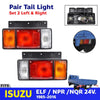 Tail Lights Replacement Rear Lamp Fits 1986 Isuzu Elf NPR NKR NHR NLR Ute Truck