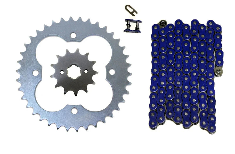 Honda TRX300EX & TRX300X Sportrax Blue Drive Chain & 13/38 Sprockets
