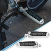 Aolly Motorcycle Pair 10mm Aluminum Aolly Rearsets Footrests Footpegs Black