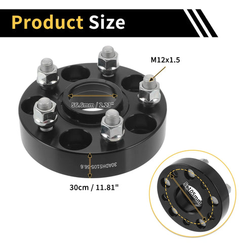 Chevrolet Trax 2 x 5x105mm Wheel Spacers 56.6mm (2013-2020)