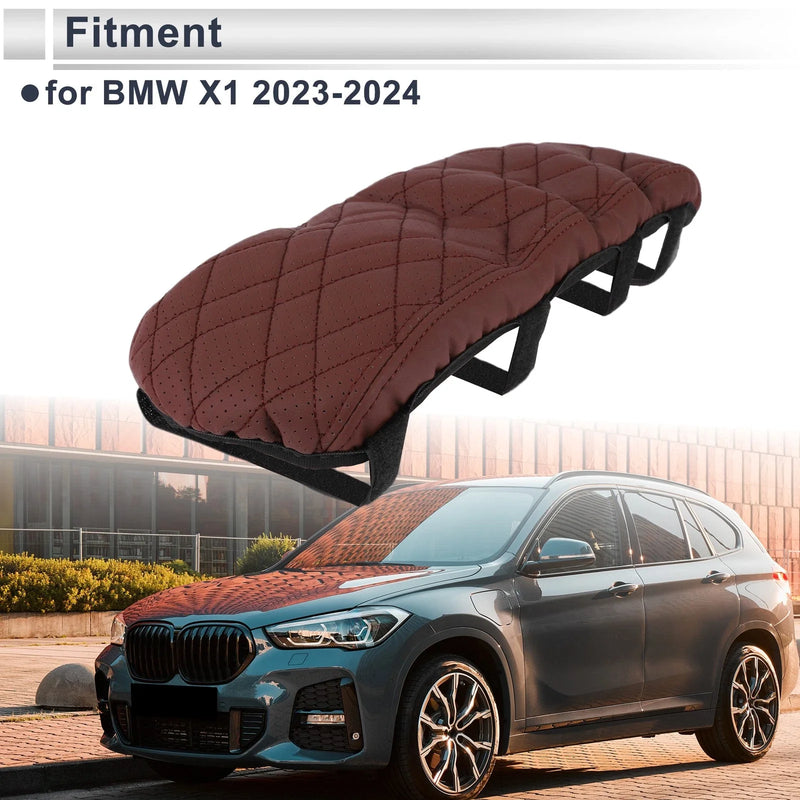 BMW X1 (2023-2024) Wine Red 1 Pc Center Console Cover