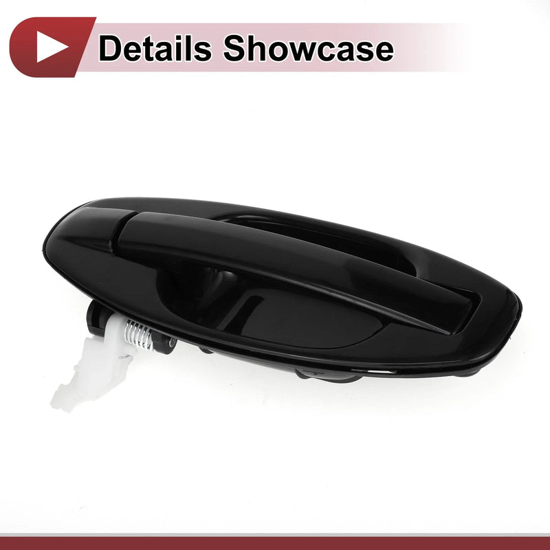 Hyundai Santa Fe Rear Left (2013-2018) Black Exterior Door Handle