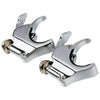 Harley Dyna Sportster 3x 39-49mm Quick Release Chrome Windshield Clamps