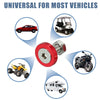 Motorcycle Car 20 x Red M6 Fender Bumper Washer Bolt Nuts Kit Fastener