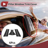 Nissan Qashqai 2023-2024 Black Left Right Door Pillar Window Trim