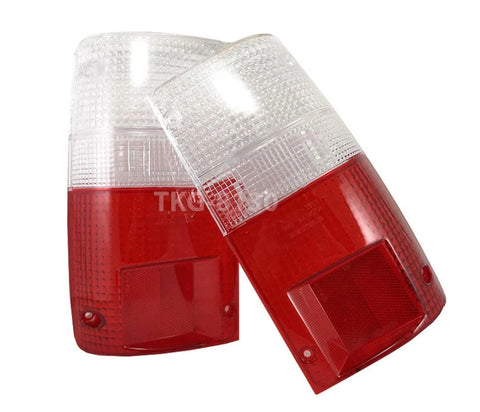 Toyota Hilux MK3 Rear Tail Light Lens Clear/Red (1989-1997)