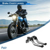 Kawasaki ER-5 Black / Silver Brake/Clutch Levers Adjustable Short Long
