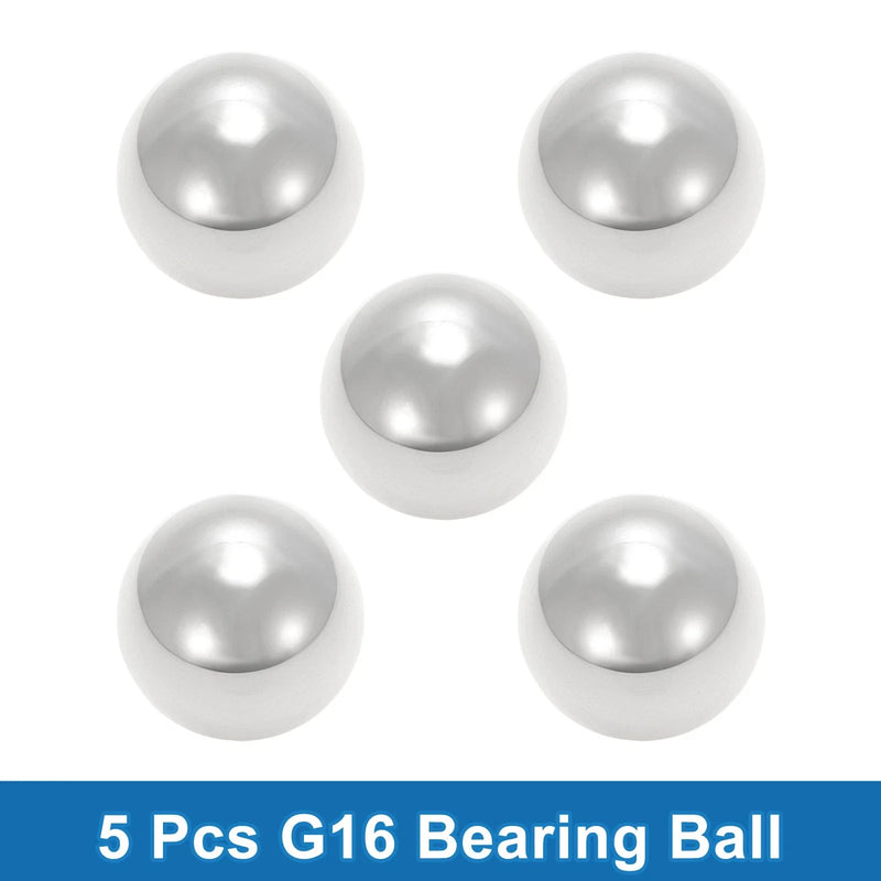 G16 Bearing Ball / 19.1mm 5 Pcs / Bearing Steel G16 Precision Ball Silver Tone