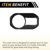 Jeep Gladiator JT (2020-2024) Black 1 x Pc Headlight Button Panel Cover