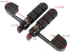 Harley Softail Sportster 883 1200 Anti Vibration Stirrup Heel Foot Pegs