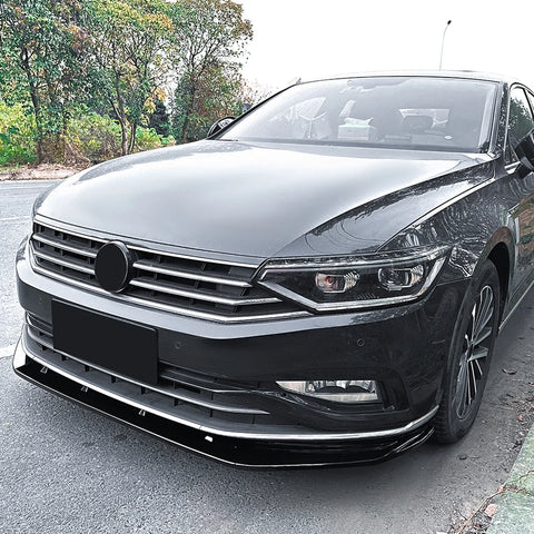 VW Passat B8.5 Front Lower Spoiler Lip Splitter (2020-2023)