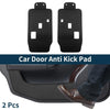 Toyota Vellfire Alphard 40 Series Car Door Anti Kick Pad Sticker 2 x Black