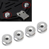 Silver Motorcycle Trunk Base Plate Tail Box Pad Bracket Spacer