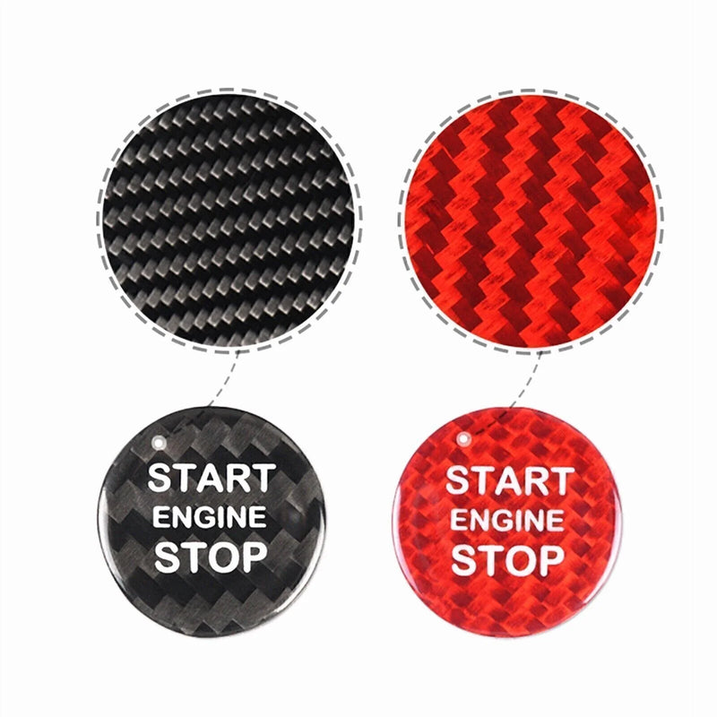 Alfa Romeo Giulia, Stelvio 1 x Carbon Fiber Engine Button Cover (2017-up)