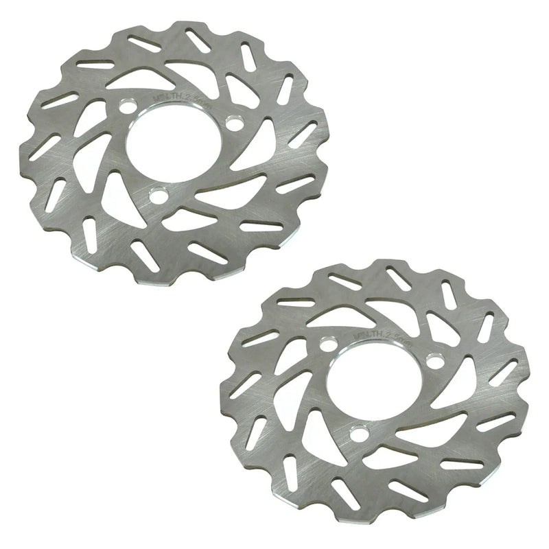 Honda TRX700XX Sportrax Front Disc Brake Rotors 2 x Wave Pattern (2008–2009)