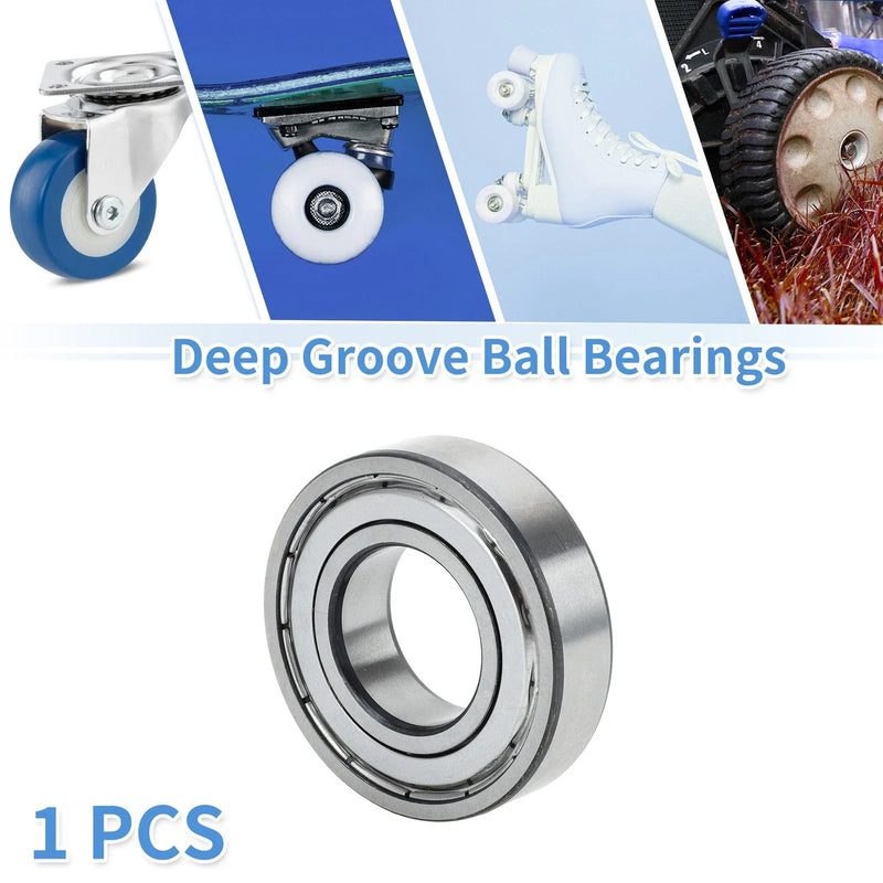 Scooter Skateboard Deep Groove Ball Bearings 30x62x16mm 1 Pc