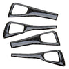 Tesla Model 3, Y 4x Carbon Fiber Window Lift Switch Button Covers