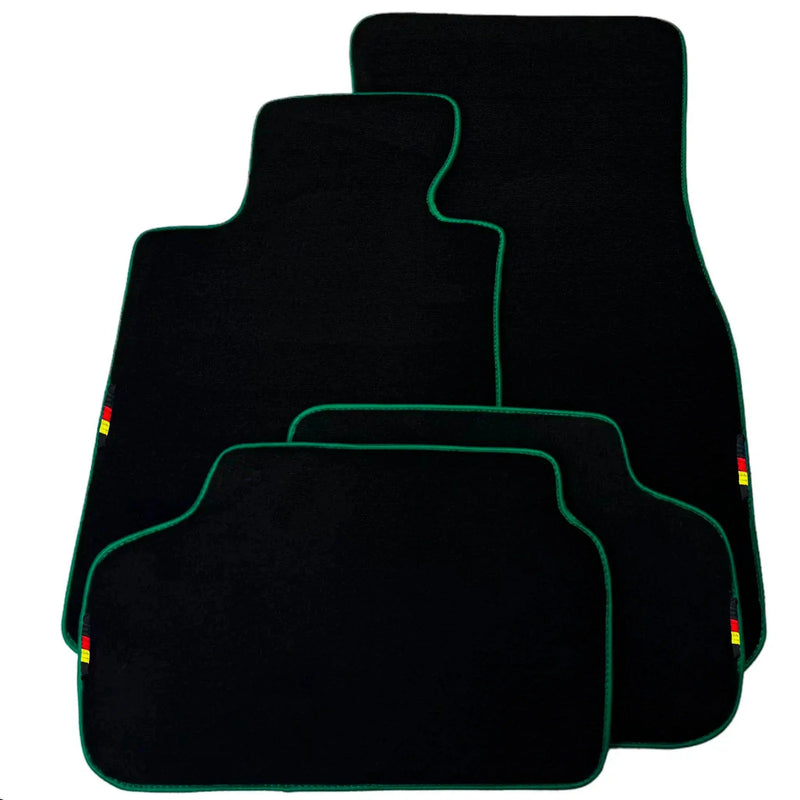 BMW 5 Series F10 Sedan AutoWin Black Floor Mats (2010-2016)