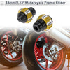 Make Model 0.59" Aluminum Alloy Motorcycle Slider Frame / 2 x Gold Tone