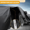 Porsche 718 Black with Zipper 210D-PU Car Cover Waterproof All Weather