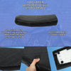 Motorcycle 1 x Set Vintage Cafe Racer Seat Retro Cushion PU Leather Black